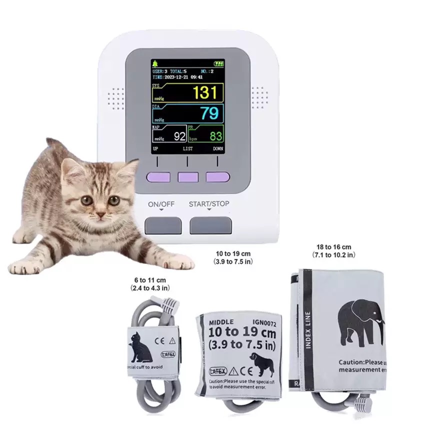 Blood Pressure Monitor - Équipement vétérinaire CONTEC08A-VET, tensiomètre vétérinaire, sphygmomanomètre