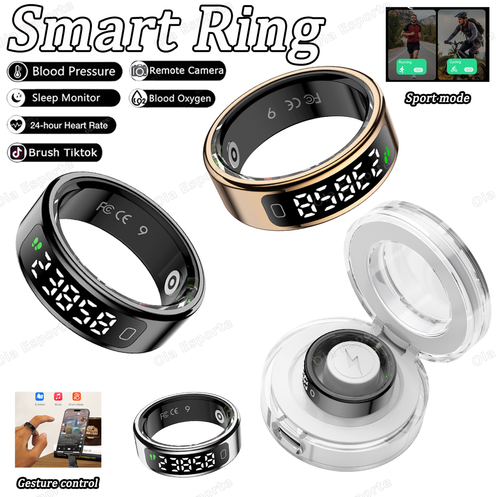 Blood Pressure Monitor - Nouvelle Bague Intelligente 2026 avec Écran,