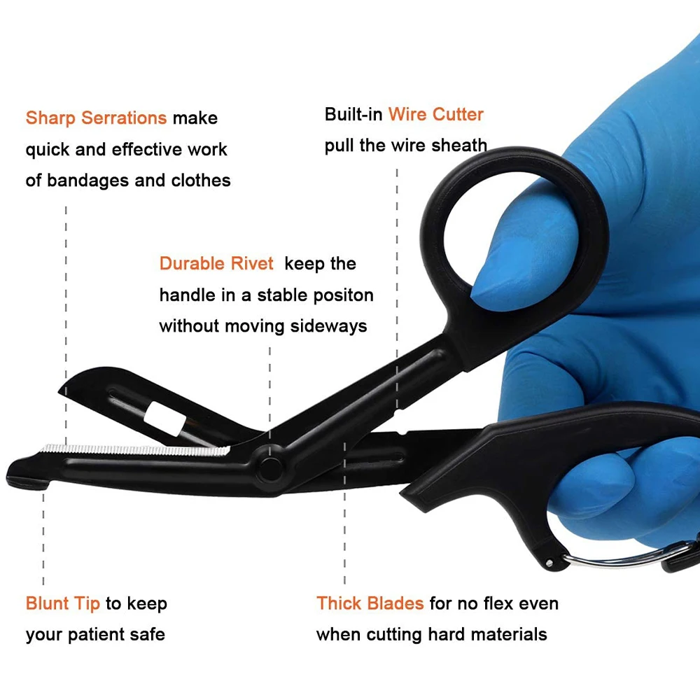 Medical Scissors - Ciseaux de premiers secours d'urgence -