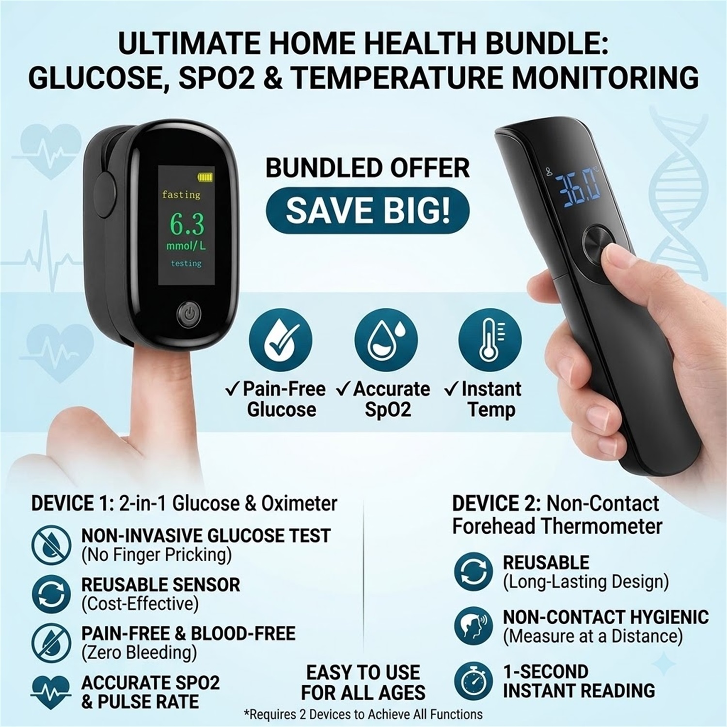 Kit de surveillance de la sant - Pulse Oximeter avis et prix