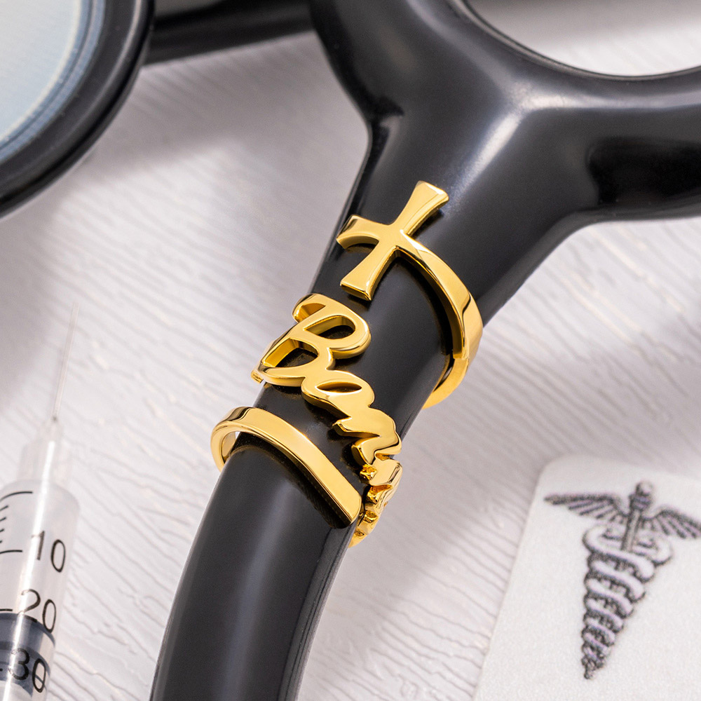 Étiquette de nom de stéthoscop - Stethoscope avis et prix