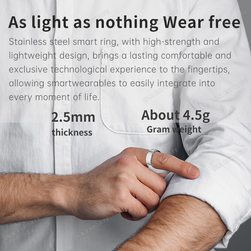 Bague Intelligente en Acier In - Blood Pressure Monitor avis et prix