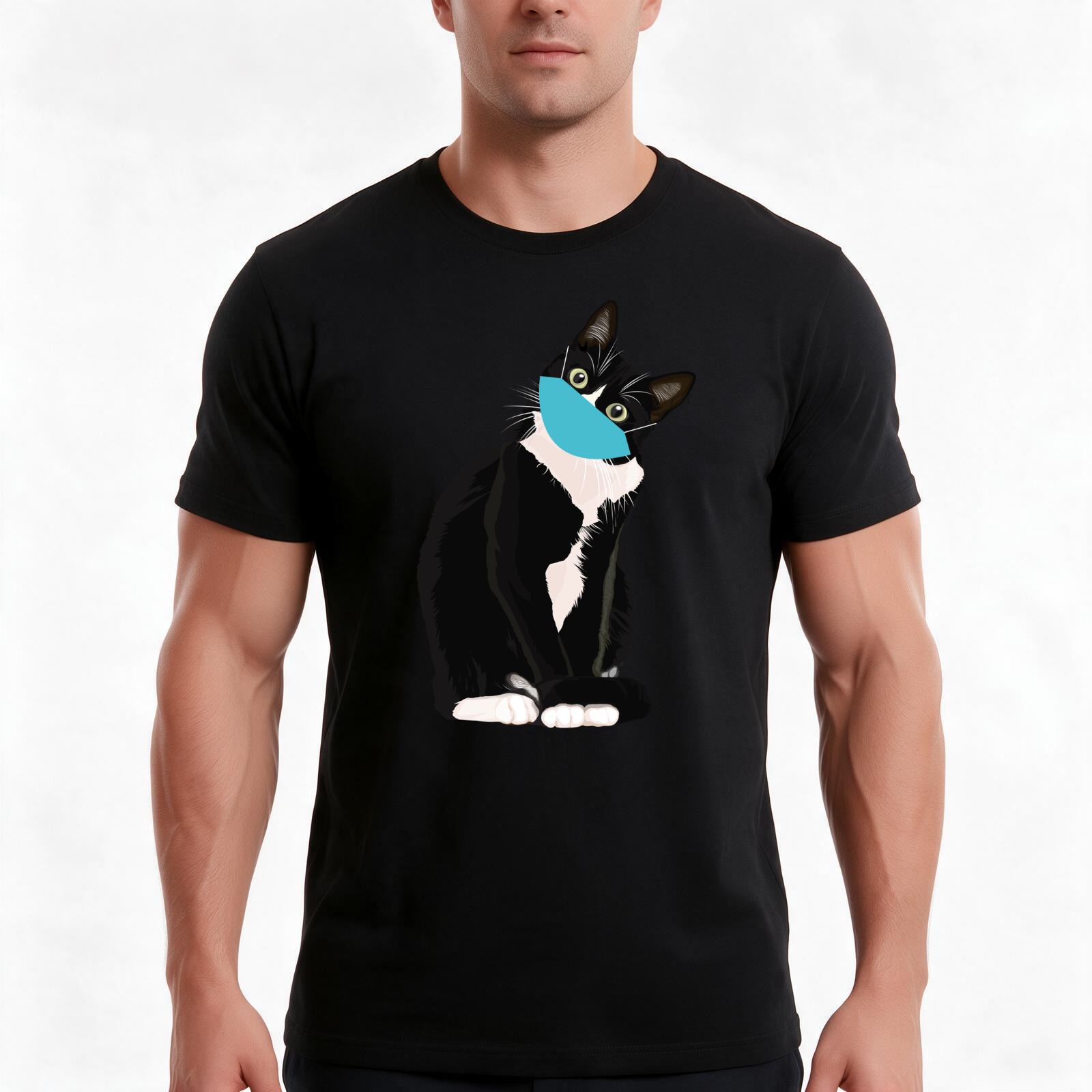 T-shirt avec un motif de chat  - Surgical Mask avis et prix