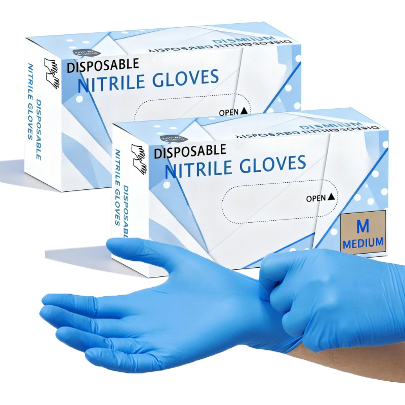 Gants en Nitrile bleu jetables - Medical Gloves avis et prix